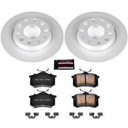 PowerStop Z23 Evolution Sport GEOMET Coated Brake Kits for 2002-2006 A4, A4 QUATTRO - CRK3109
