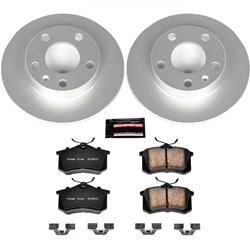 PowerStop Z23 Evolution Sport GEOMET Coated Brake Kits for 2002-2006 A4, 2002-2005 A4 QUATTRO - CRK3129