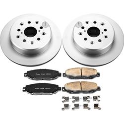 PowerStop Z17 Evolution Plus GEOMET Coated Brake Kits for 1999-2000 SC300, 1992-2000 SC400 - CRK3134