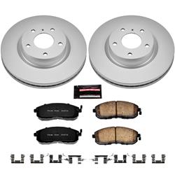 PowerStop Z17 Evolution Plus GEOMET Coated Brake Kits for 2003-2005 350Z, G35 - CRK3140