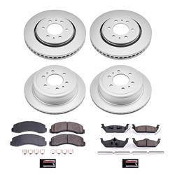 PowerStop Z17 Evolution Plus GEOMET Coated Brake Kits for 2010-2011 F-150 - CRK3166