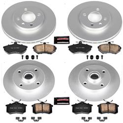 PowerStop Z23 Evolution Sport GEOMET Coated Brake Kits CRK375