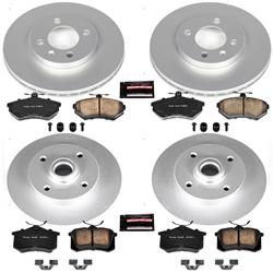 PowerStop Z23 Evolution Sport GEOMET Coated Brake Kits for 1995-1997 PASSAT - CRK376