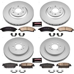 PowerStop Z17 Evolution Plus GEOMET Coated Brake Kits for 2004-2009 SRX - CRK4014
