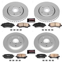 PowerStop Z17 Evolution Plus GEOMET Coated Brake Kits CRK4015