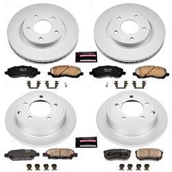 PowerStop Z17 Evolution Plus GEOMET Coated Brake Kits for 2008-2017 LANCER - CRK4017