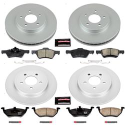 PowerStop Z17 Evolution Plus GEOMET Coated Brake Kits for 2008 ESCAPE, MARINER, TRIBUTE - CRK4025