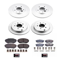 PowerStop Z17 Evolution Plus GEOMET Coated Brake Kits for 2004-2006 MPV - CRK4041