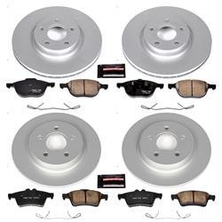 PowerStop Z23 Evolution Sport GEOMET Coated Brake Kits CRK4051