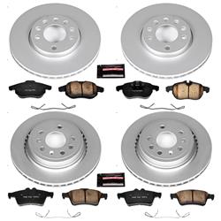 PowerStop Z23 Evolution Sport GEOMET Coated Brake Kits for 2003-2011 9-3 - CRK4054