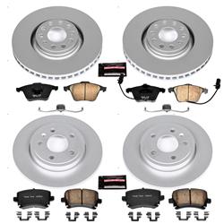 PowerStop Z23 Evolution Sport GEOMET Coated Brake Kits for 2005-2009 A4, A4 QUATTRO - CRK4065