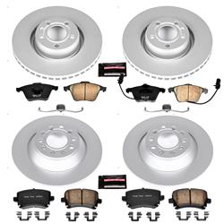 PowerStop Z23 Evolution Sport GEOMET Coated Brake Kits for 2006-2011 A6, 2005-2008 A6 QUATTRO - CRK4066