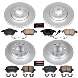 PowerStop Z23 Evolution Sport GEOMET Coated Brake Kits for 2005-2010 JETTA, 2006-2009 RABBIT - CRK4068