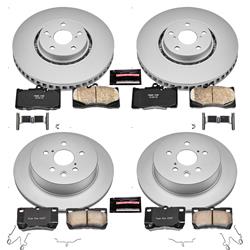 PowerStop Z17 Evolution Plus GEOMET Coated Brake Kits for 2007-2011 GS350 - CRK4071