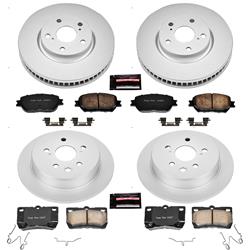 PowerStop Z17 Evolution Plus GEOMET Coated Brake Kits for 2009-2013 IS250 - CRK4076