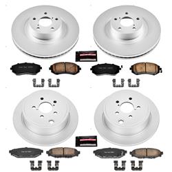 PowerStop Z17 Evolution Plus GEOMET Coated Brake Kits CRK4077