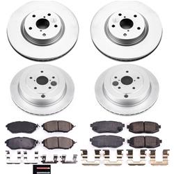 PowerStop Z17 Evolution Plus GEOMET Coated Brake Kits for 2006-2007 B9 TRIBECA, 2008-2014 TRIBECA - CRK4088