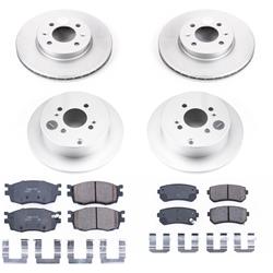 PowerStop Z17 Evolution Plus GEOMET Coated Brake Kits for 2006-2011 RIO5, RIO, 2006-2007 ACCENT - CRK4091