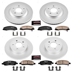 PowerStop Z17 Evolution Plus GEOMET Coated Brake Kits for 2006-2011 LUCERNE - CRK4096