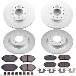 PowerStop Z17 Evolution Plus GEOMET Coated Brake Kits for 2006-2015 MX-5 MIATA - CRK4098