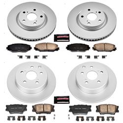 PowerStop Z17 Evolution Plus GEOMET Coated Brake Kits for 2006-2018 RAV4 - CRK4101