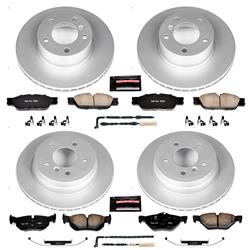 PowerStop Z23 Evolution Sport GEOMET Coated Brake Kits for 2007 328I, 328XI - CRK4103