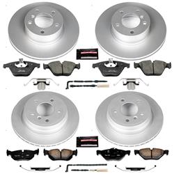 PowerStop Z23 Evolution Sport GEOMET Coated Brake Kits for 2008-2010 328I, 2009 328I XDRIVE, 2008 328XI - CRK4104