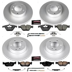 PowerStop Z23 Evolution Sport GEOMET Coated Brake Kits for 2008-2010 328I - CRK4107