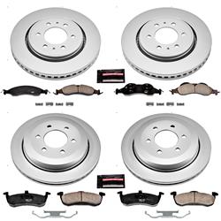 PowerStop Z17 Evolution Plus GEOMET Coated Brake Kits for 2007-2009 EXPEDITION, NAVIGATOR - CRK4109