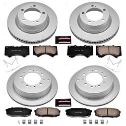 PowerStop Z17 Evolution Plus GEOMET Coated Brake Kits for 2008-2015 LAND CRUISER, LX570 - CRK4117