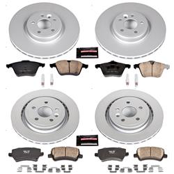PowerStop Z23 Evolution Sport GEOMET Coated Brake Kits CRK4118