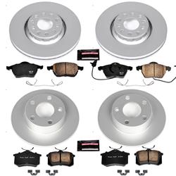PowerStop Z23 Evolution Sport GEOMET Coated Brake Kits for 1999-2004 A6 QUATTRO - CRK4197