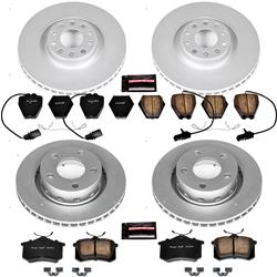 PowerStop Z23 Evolution Sport GEOMET Coated Brake Kits for 2000-2004 A6 QUATTRO - CRK4204
