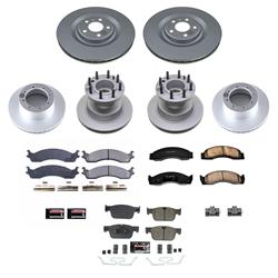 PowerStop Z17 Evolution Plus GEOMET Coated Brake Kits for 2001-2002 E-450 ECONOLINE SUPER DUTY, 2003-2007 E-450 SUPER DUTY - CRK4233