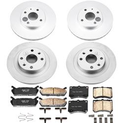 PowerStop Z17 Evolution Plus GEOMET Coated Brake Kits for 1991-1996 ESCORT, TRACER, 1990-1994 PROTEGE - CRK4238