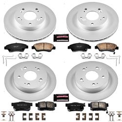 PowerStop Z17 Evolution Plus GEOMET Coated Brake Kits for 2009-2011 CIVIC - CRK4276