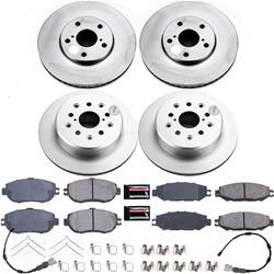PowerStop Z17 Evolution Plus GEOMET Coated Brake Kits for 1993-1994 LS400 - CRK4335