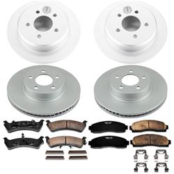 PowerStop Z17 Evolution Plus GEOMET Coated Brake Kits for 2001-2002 EXPLORER SPORT - CRK4357