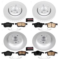 PowerStop Z23 Evolution Sport GEOMET Coated Brake Kits CRK4430