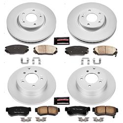 PowerStop Z17 Evolution Plus GEOMET Coated Brake Kits for 2006-2008 SONATA - CRK4443