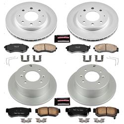 PowerStop Z17 Evolution Plus GEOMET Coated Brake Kits for 1999-2001 SONATA - CRK4444