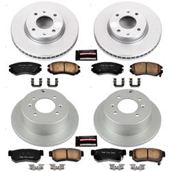 PowerStop Z17 Evolution Plus GEOMET Coated Brake Kits for 2002-2006 OPTIMA, 2003-2005 SONATA - CRK4445