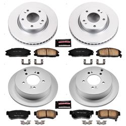 PowerStop Z17 Evolution Plus GEOMET Coated Brake Kits for 2001-2004 SANTA FE - CRK4447