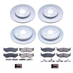 PowerStop Z17 Evolution Plus GEOMET Coated Brake Kits for 2003 DURANGO - CRK4471