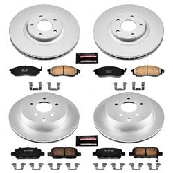 PowerStop Z17 Evolution Plus GEOMET Coated Brake Kits for 2011-2014 MURANO - CRK4476