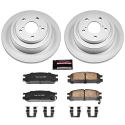 PowerStop Z17 Evolution Plus GEOMET Coated Brake Kits for 1993-1998 IMPREZA, 1990-1999 LEGACY - CRK448