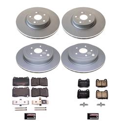 PowerStop Z17 Evolution Plus GEOMET Coated Brake Kits for 2008-2014 IMPREZA, 2020 WRX, 2015-2017 WRX STI - CRK4490