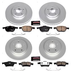 PowerStop Z23 Evolution Sport GEOMET Coated Brake Kits for 2004-2005 S40, 2005 V50 - CRK4492
