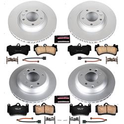 PowerStop Z23 Evolution Sport GEOMET Coated Brake Kits for 2003-2010 CAYENNE, 2007-2015 Q7, 2004-2008 TOUAREG - CRK4500