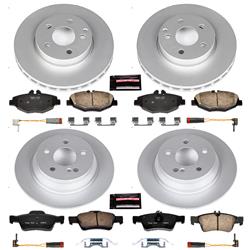 PowerStop Z23 Evolution Sport GEOMET Coated Brake Kits for 2003-2009 E320 - CRK4514
